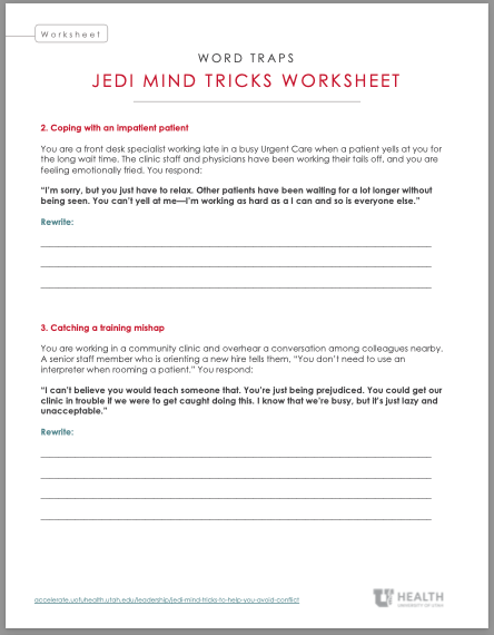 Jedi Mind Tricks sidebar